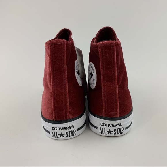 🌹Converse Velvet Hi Top CTAS🌹 - Picture 8 of 8